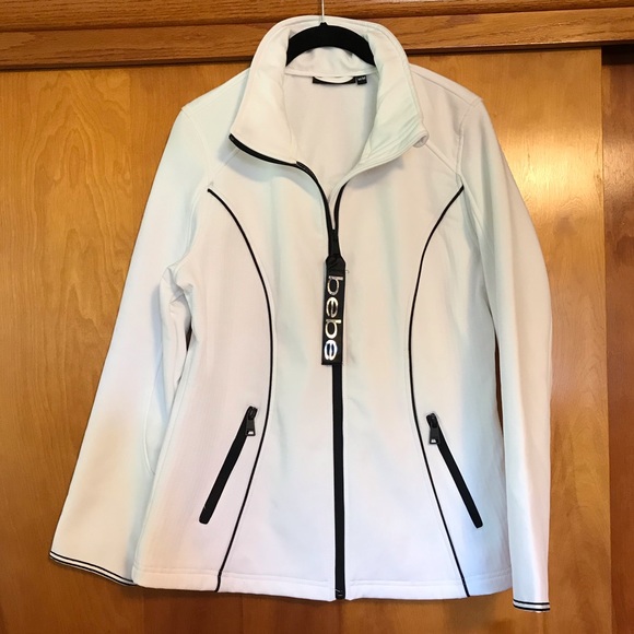 bebe Sport White Jacket - Picture 2 of 6
